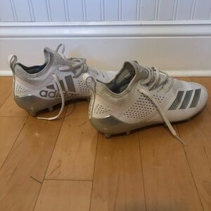 Adidas AdiZero Lacrosse Cleats - Size 7.5 - White